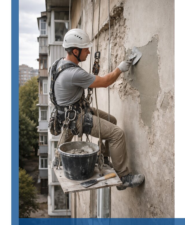 Восстановление фасадной штукатурки в Красногорске с гарантией качества
