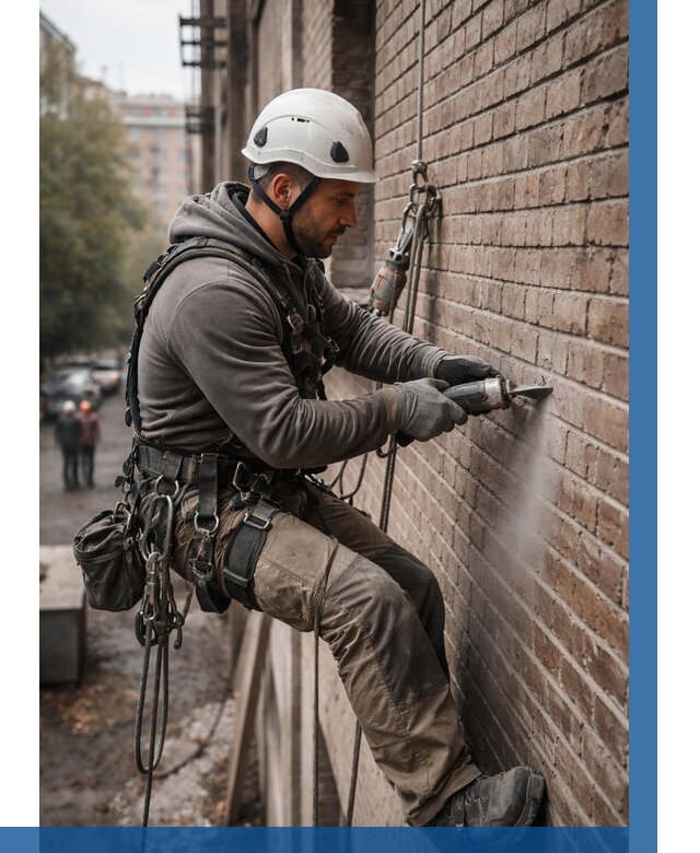 Расшивка кирпичных швов в Красногорске от 610 р. | ВЫСОТНИК-Крр