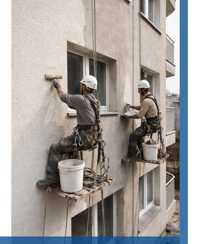 Нанесение короеда на фасад в Красногорске от 457 р. | ВЫСОТНИК-Крр