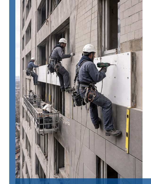 Монтаж фасадных термопанелей высокого качества в Красногорске