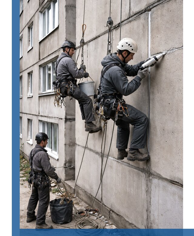 Герметизация межпанельных швов в Красногорске с гарантией герметичности