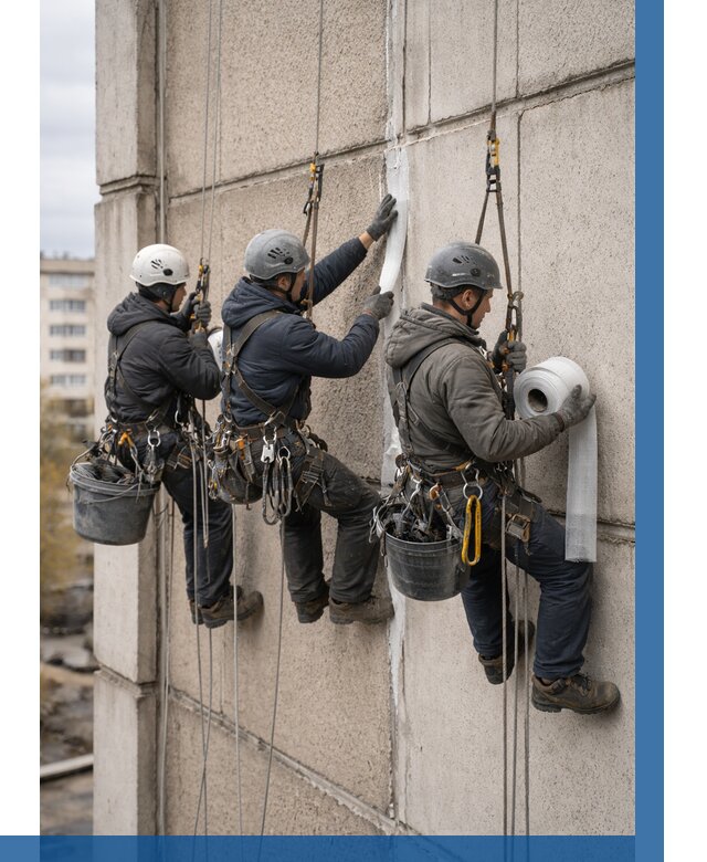 Ремонт межпанельных швов в Красногорске от 762 р. | ВЫСОТНИК-Крр