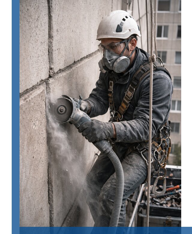 Штробление межпанельных швов в Красногорске качественно и быстро