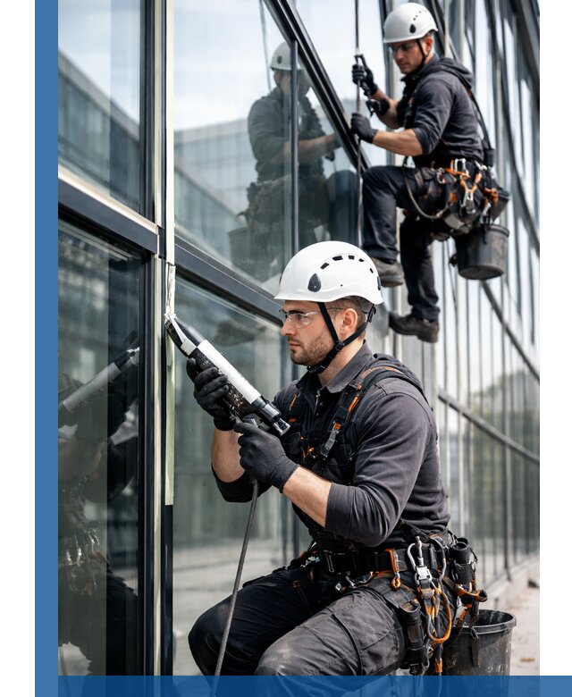 Герметизация витражных швов в Красногорске для зданий и фасадов