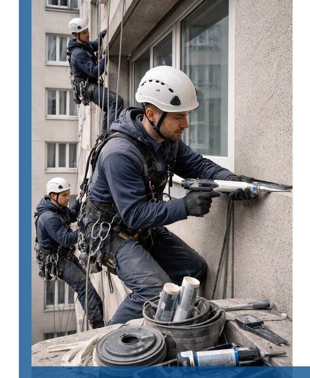 Герметизация швов лоджии в Красногорске профессионально и надежно