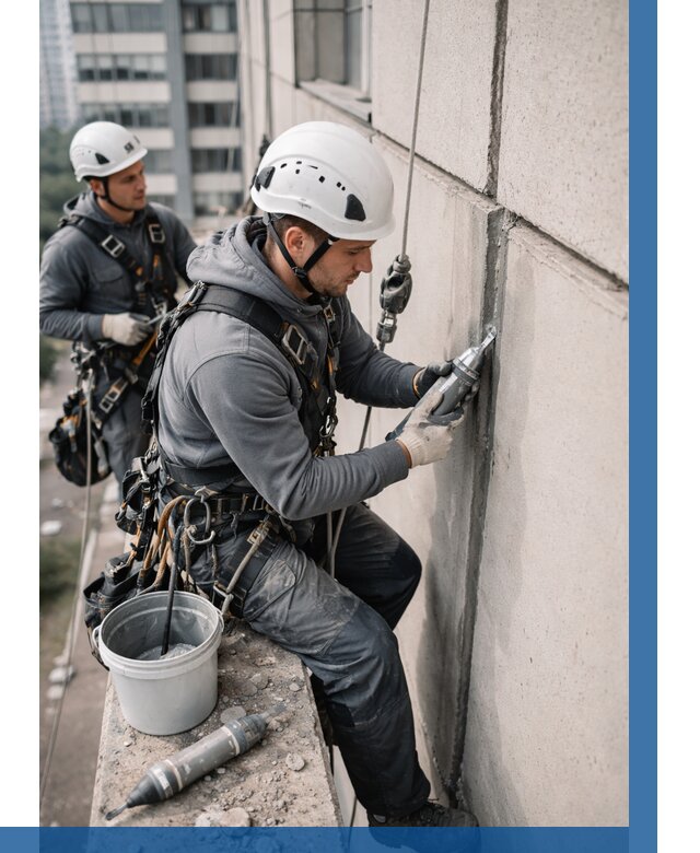 Ремонт деформационных швов здания в Красногорске от 1016 р. | ВЫСОТНИК-Крр