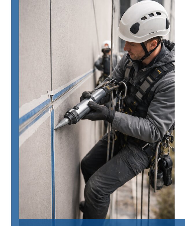 Герметизация стыков фасадных панелей в Красногорске качественно и быстро