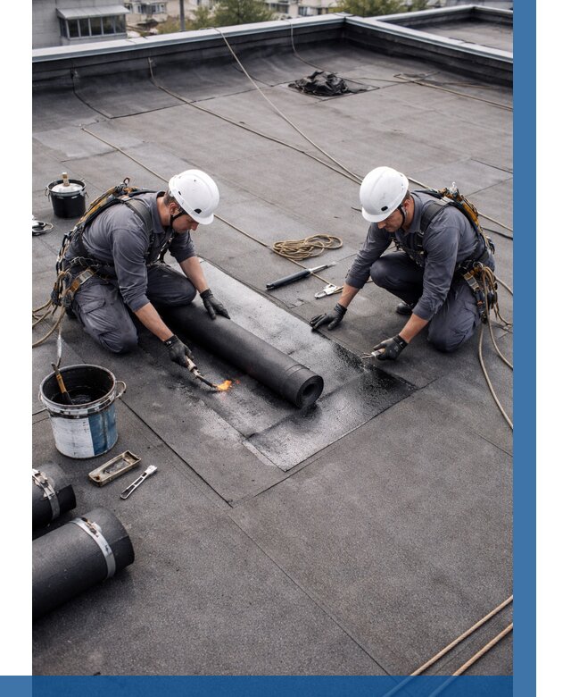 Ремонт мягкой кровли под ключ в Красногорске от 711 р. | ВЫСОТНИК-Крр