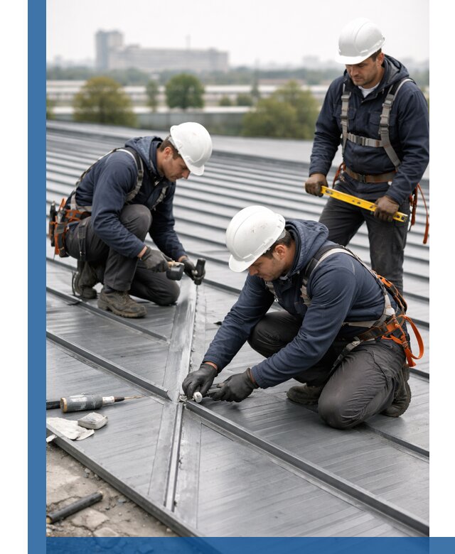 Ремонт фальцевой кровли в Красногорске срочно и качественно