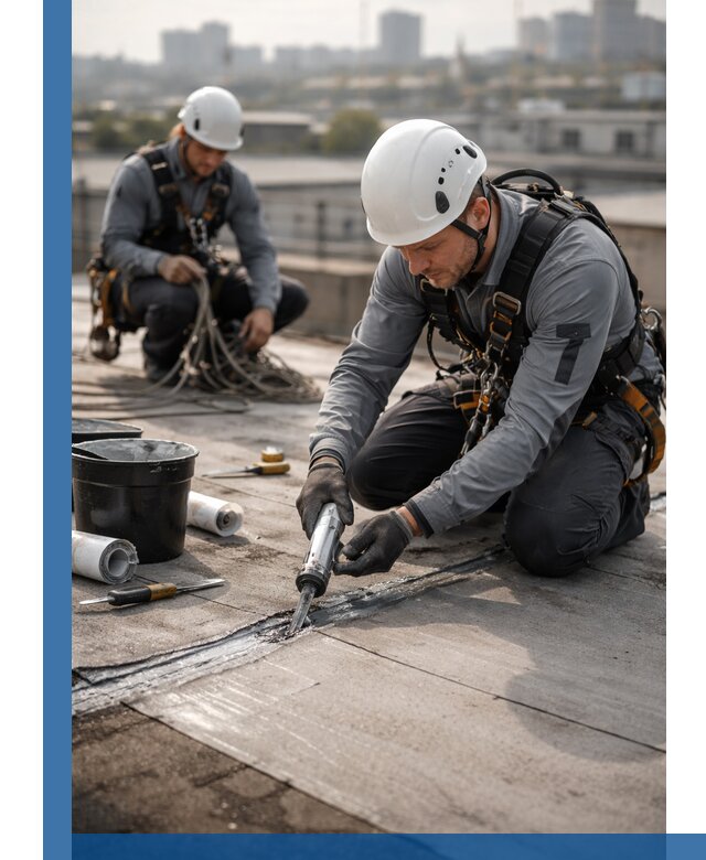 Аварийное и капитальное устранение протечек кровли в Красногорске