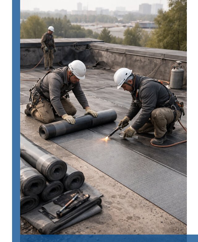 Монтаж мягкой кровли в Красногорске профессионально и надежно
