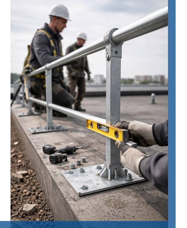 Монтаж кровельного ограждения в Красногорске от 1219 р. | ВЫСОТНИК-Крр