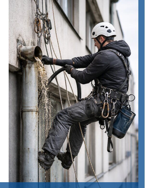 Прочистка водосточных труб в Красногорске от 3556 р. | ВЫСОТНИК-Крр