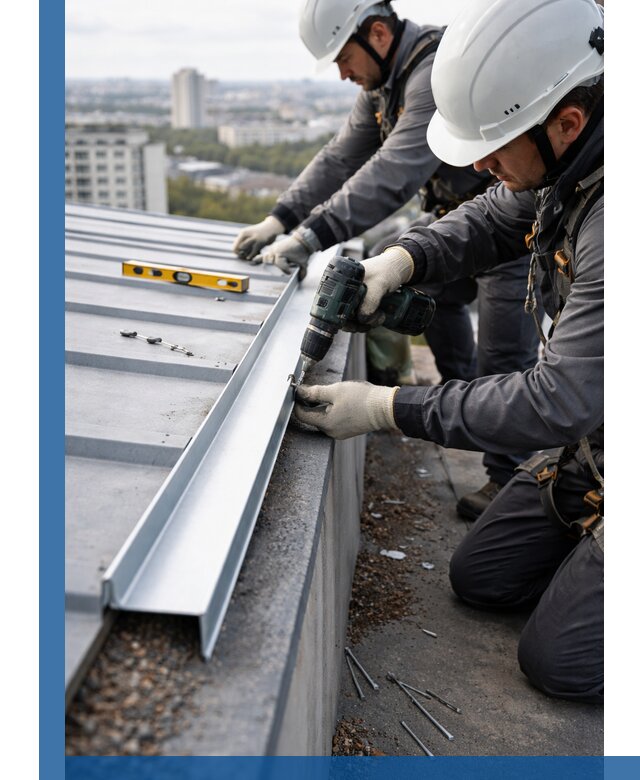 Монтаж капельника на кровле в Красногорске с гарантией качества