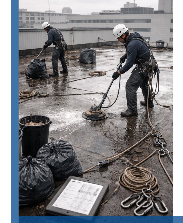 Плановая очистка кровли по графику в Красногорске для безопасности