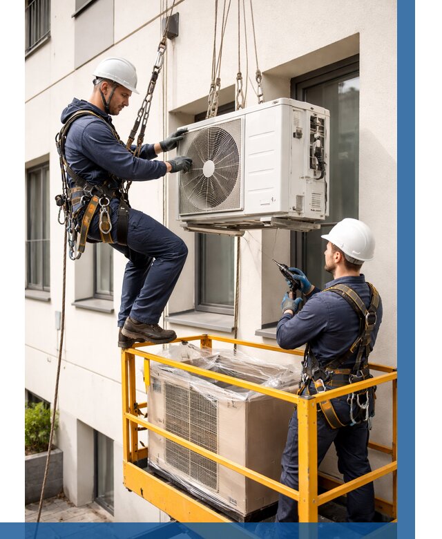 Демонтаж внешнего блока кондиционера в Красногорске от 3556 р. | ВЫСОТНИК-Крр