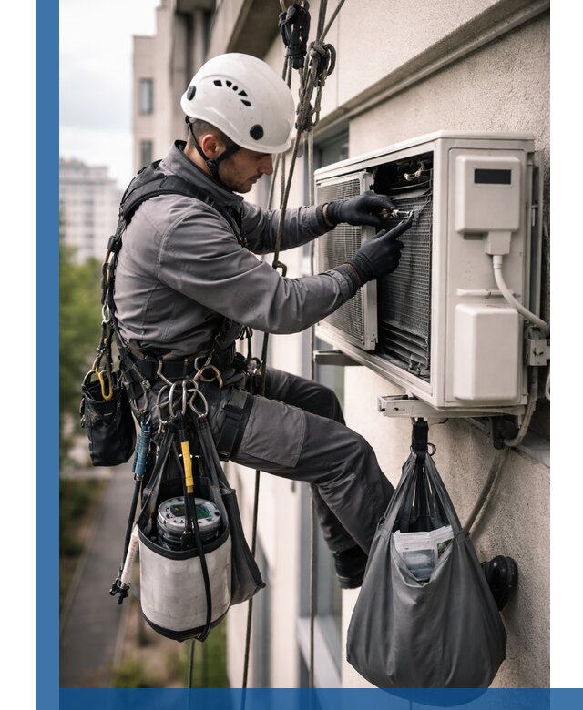 Обслуживание внешнего блока кондиционера в Красногорске профессионально