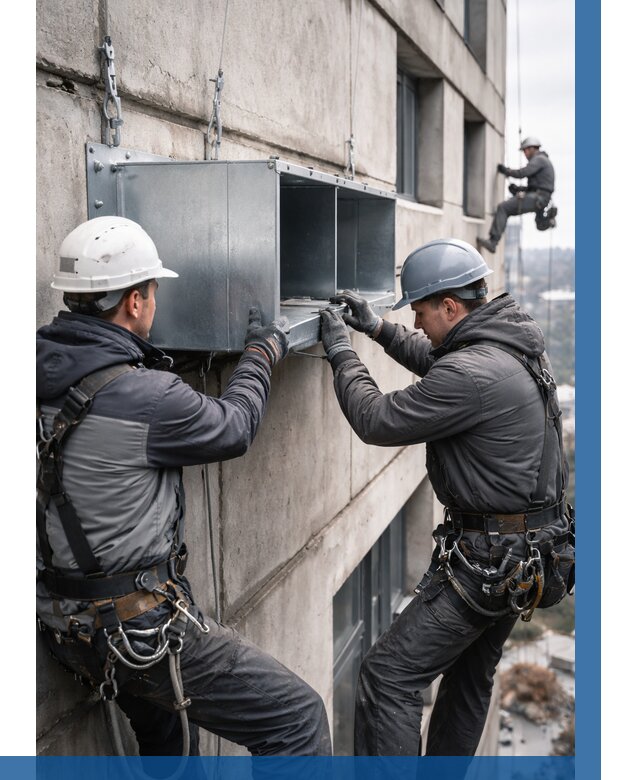 Монтаж вентиляционных коробов в Красногорске от 3048 р. | ВЫСОТНИК-Крр