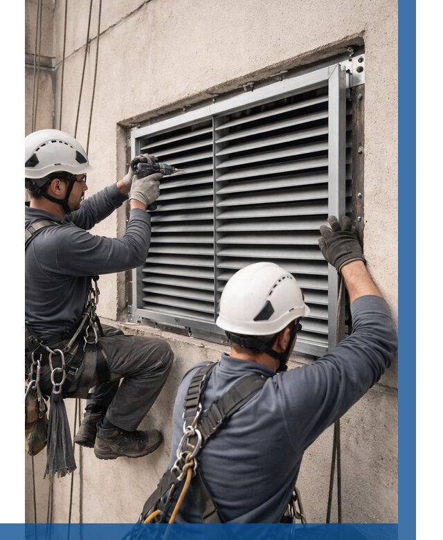 Монтаж вентиляционных решеток в Красногорске от 4572 р. | ВЫСОТНИК-Крр