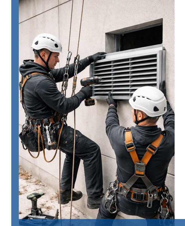 Монтаж вентиляционных решеток в Красногорске профессиональный сервис