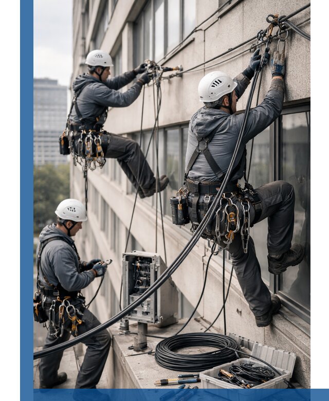 Прокладка оптоволоконного кабеля в Красногорске под ключ с тестированием