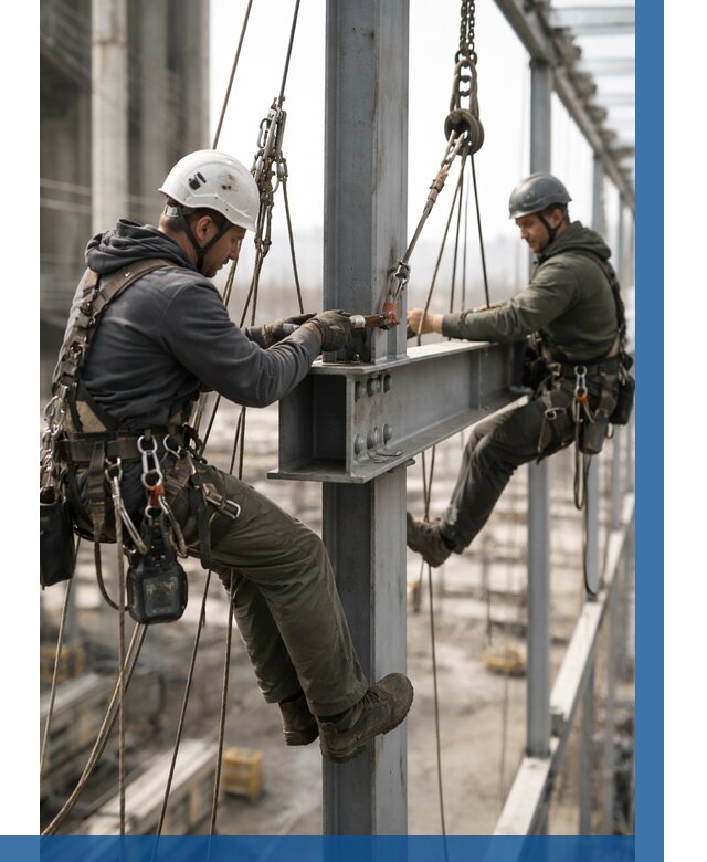 Монтаж металлоконструкций на высоте в Красногорске от 3556 р. | ВЫСОТНИК-Крр