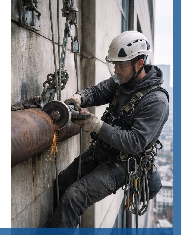 Резка металла на высоте в Красногорске по цене от 4572 р. | ВЫСОТНИК-Крр