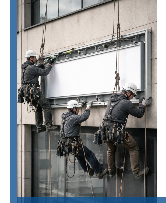 Профессиональный монтаж светового короба под ключ в Красногорске