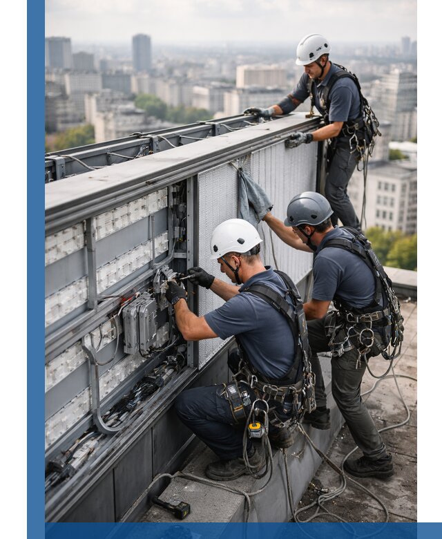 Профессиональное обслуживание крышной рекламы в Красногорске под ключ