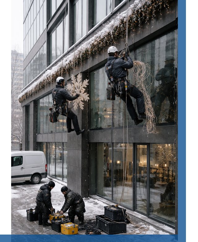 Демонтаж новогоднего оформления в Красногорске от 5589 р. | ВЫСОТНИК-Крр