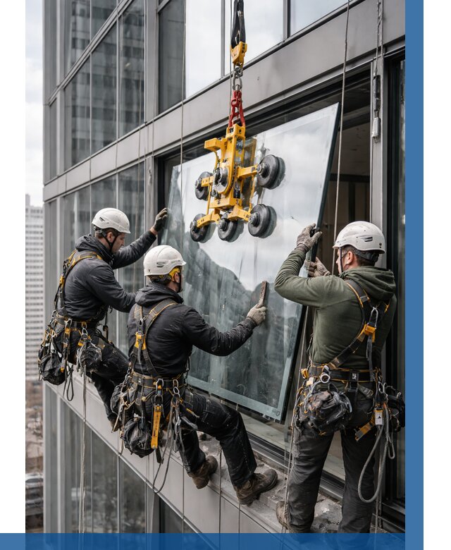 Фасадное остекление зданий под ключ в Красногорске от 10161 р. | ВЫСОТНИК-Крр