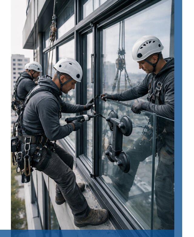 Витражное остекление зданий в Красногорске от 3556 р. | ВЫСОТНИК-Крр