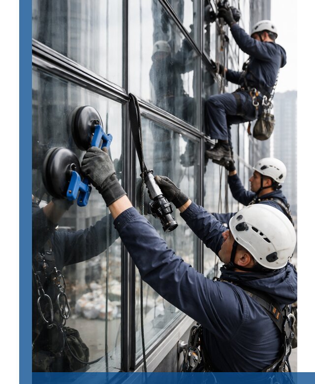 Радиусное остекление фасадов под ключ в Красногорске с гарантиями