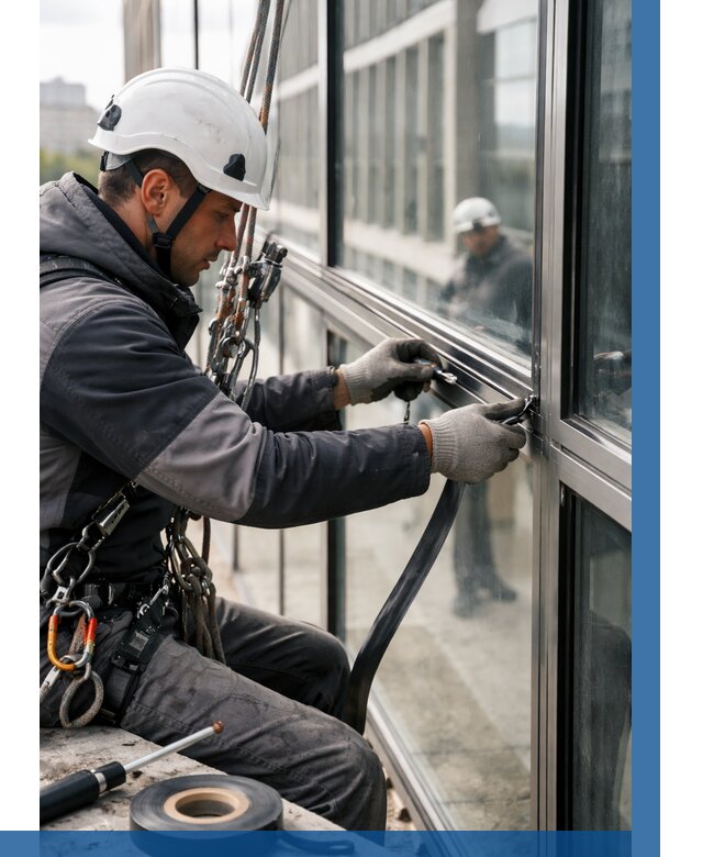 Ремонт витражных конструкций в Красногорске от 3556 р. | ВЫСОТНИК-Крр