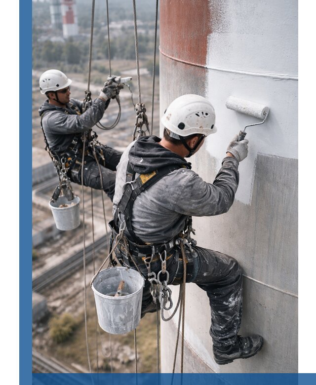 Покраска дымовых труб в Красногорске: антикоррозийная защита и восстановление