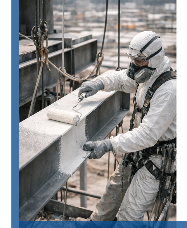 Профессиональная огнезащитная обработка металлоконструкций в Красногорске