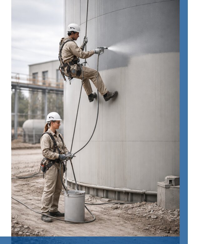 Покраска резервуаров в Красногорске от 1219 р. | ВЫСОТНИК-Крр — заказать