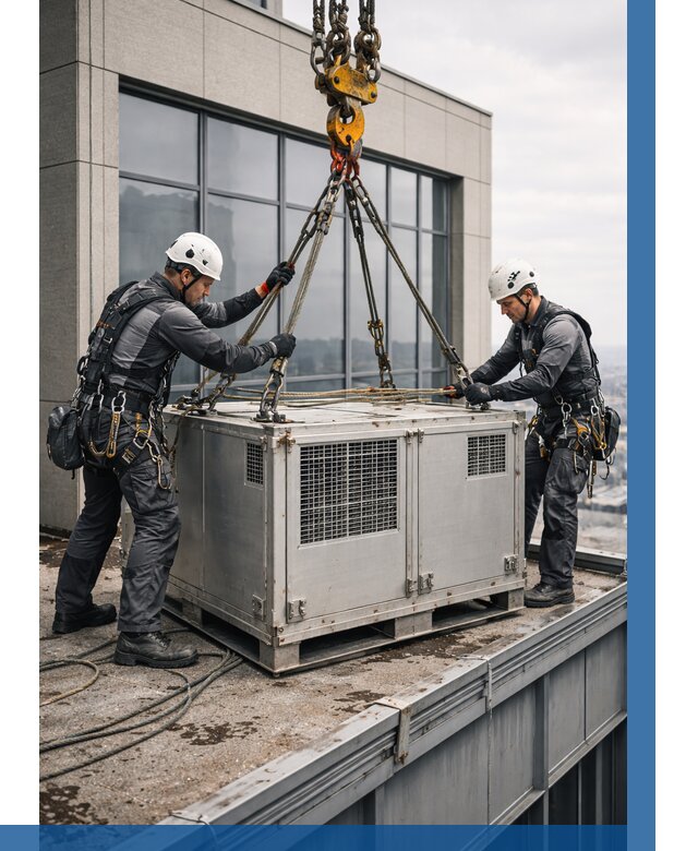 Такелажные работы на высоте в Красногорске от 8129 р. | ВЫСОТНИК-Крр