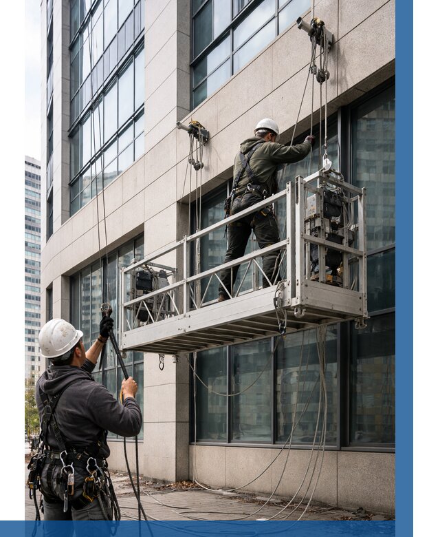Монтаж и подъем фасадной люльки в Красногорске от 12193 р. | ВЫСОТНИК-Крр