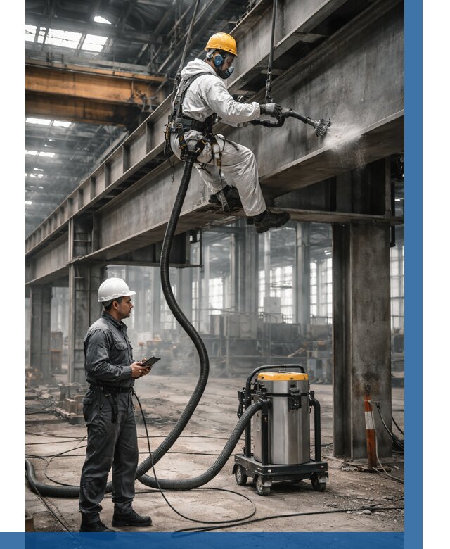 Обеспыливание конструкций в цехе в Красногорске от 4268 р. | ВЫСОТНИК-Крр