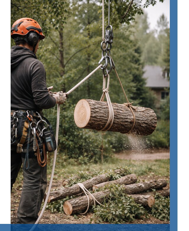 Валка деревьев частями в Красногорске от 7621 р. | ВЫСОТНИК-Крр