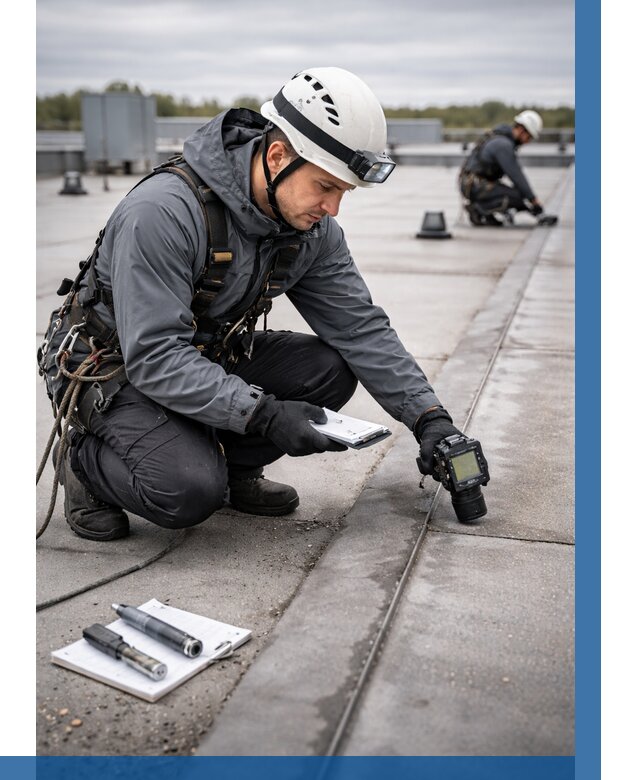 Обследование кровли на протечки в Красногорске от 4572 р. | ВЫСОТНИК-Крр