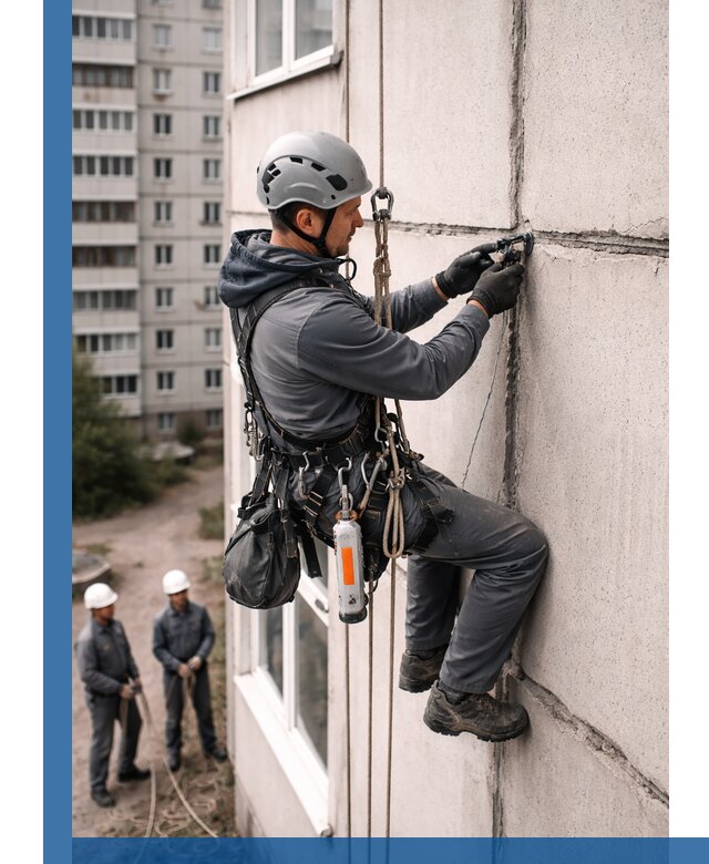 Обследование межпанельных швов и герметизация в Красногорске