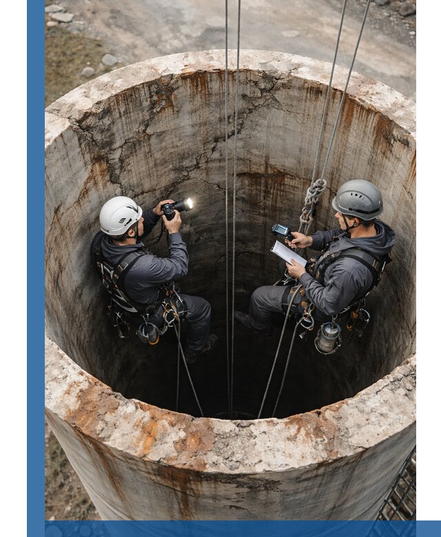 Обследование дымовой трубы: диагностика и оценка состояния в Красногорске